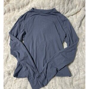 Skims Fits Everybody Long Sleeve T-Shirt in Slate, Size medium